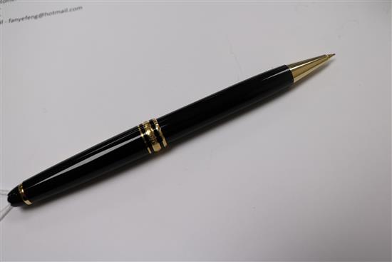 Montblanc Meisterstuck ballpoint pen a mechanical pencil, mint, in original boxes (2)